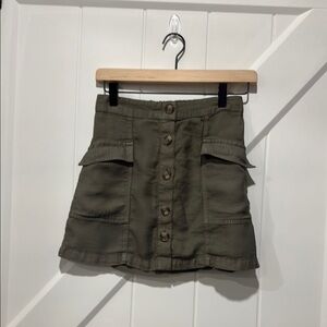 American Eagle Outfitters Button Skirt